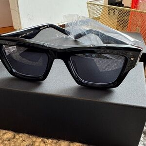 Valentino Elegant Black Sunglasses